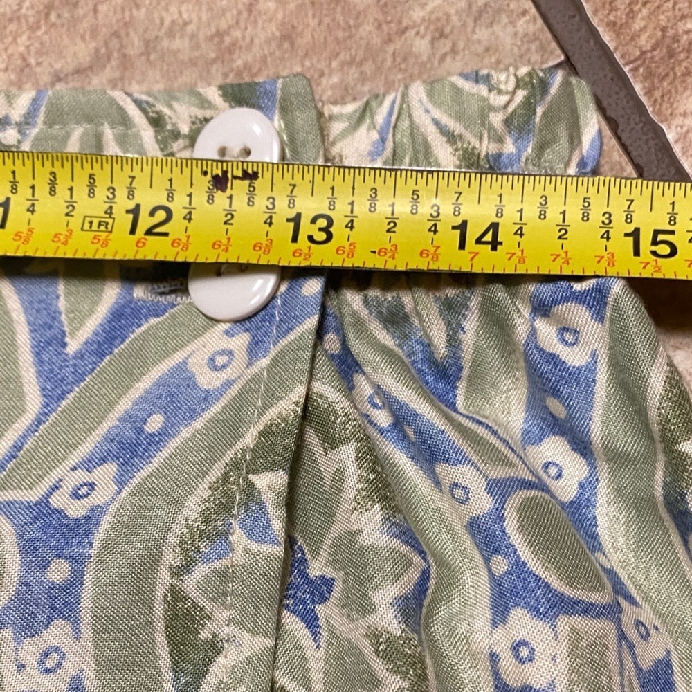 Sag Harbor Elegant Patterned Midi Wrap Fairycore Skirt - Picture 9 of 10